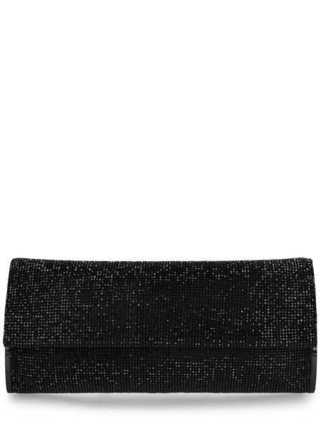 Bolso clutch de malla Benedetta Bruzziches negro