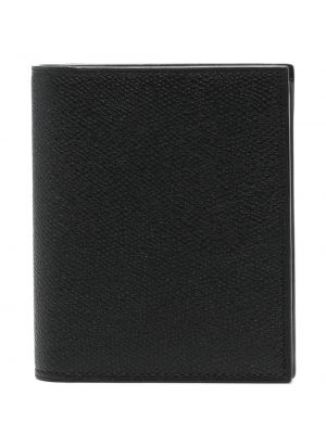Usnjena denarnica Valextra črna