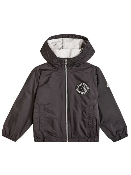 Vindjakke for drenge Moncler Enfant sort