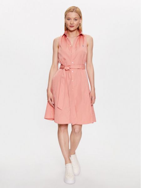 Розовое платье Polo Ralph Lauren