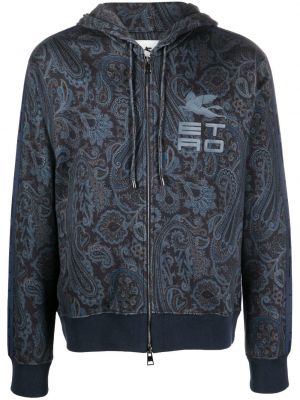 Hoodie Etro blå