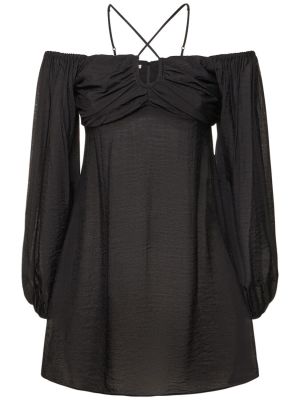 Mini vestido de viscosa Designers Remix negro