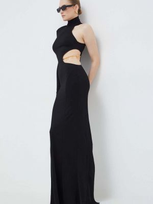 Obleka Elisabetta Franchi črna