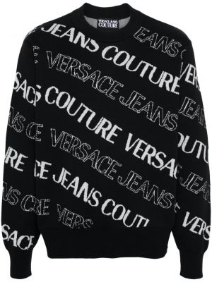 Puloverel din jacard Versace Jeans Couture
