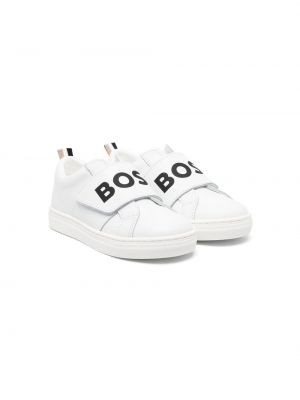Sneakers con stampa Boss Kidswear bianco