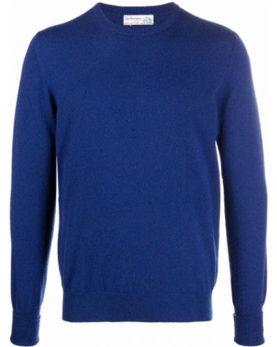 Jersey de tela jersey de cuello redondo Ballantyne azul