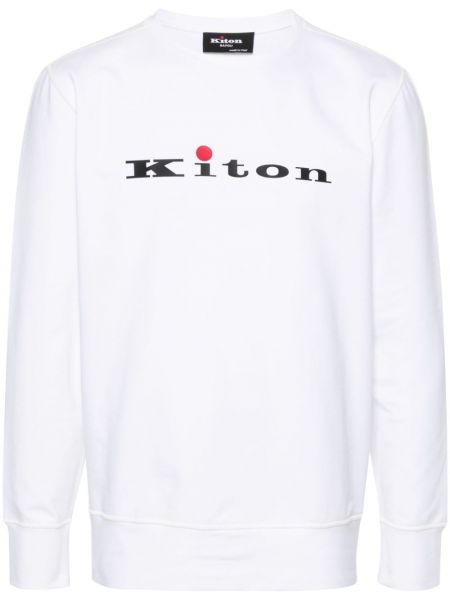 Sweat en coton avec applique Kiton