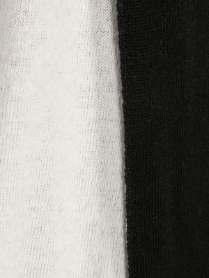 Echarpe en tricot Moschino noir