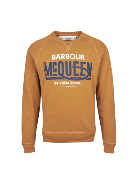 Sweatshirt mit stickerei Barbour orange