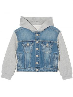 Lang jakke for jenter Mm6 Maison Margiela Kids blå