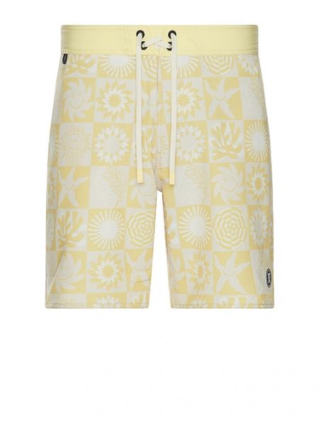 Short en tissu Roark jaune