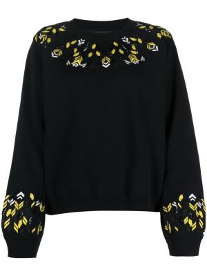 Rund hals sweatshirt Ermanno Scervino svart