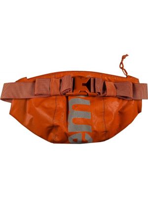 Водонепроницаемая светоотражающая поясная сумка Supreme оранжевая