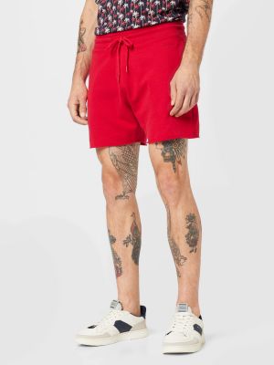 Teplákové nohavice Hollister červená