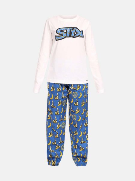 Pijamale Styx alb