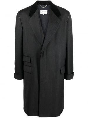 Vlnený kabát v biznis štýle Maison Margiela sivá