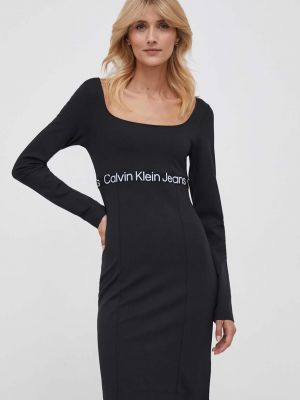 Мини рокля Calvin Klein Jeans черно
