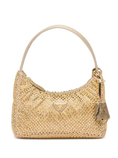 Mini-sac en cristal Prada