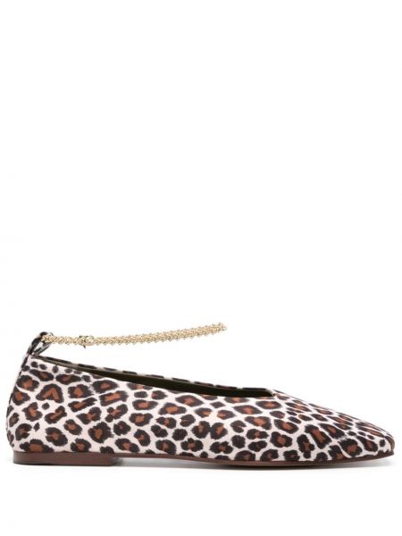 Ниски обувки с леопардов принт Maria Luca