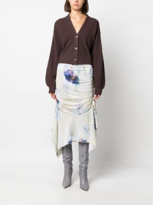 Strickjacke mit v-ausschnitt Dvf Diane Von Furstenberg braun