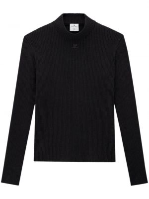 Пуловер Courreges черно