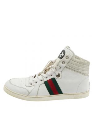 Sneakersy skórzane Gucci Vintage białe