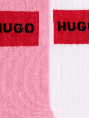 Čarape Hugo ružičasta