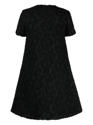 Sukienka mini żakardowa Rochas czarna