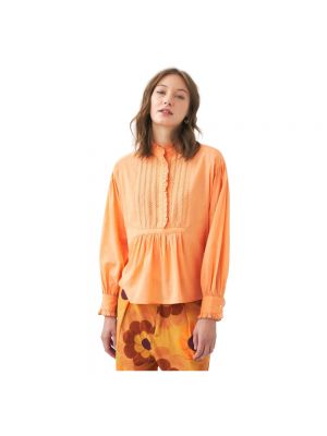 Bluzka bawełniana Antik Batik pomarańczowa