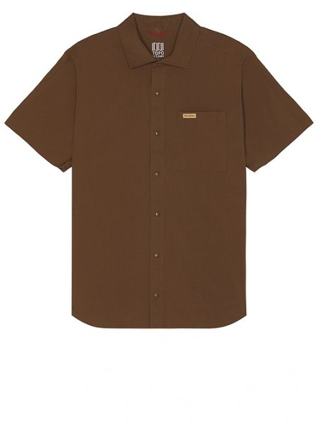 Camisa Topo Designs marrón