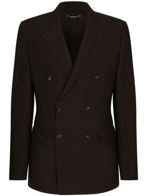 Dobbeltradet blazer Dolce & Gabbana brun