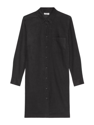 Robe chemise Marc O'polo Denim noir