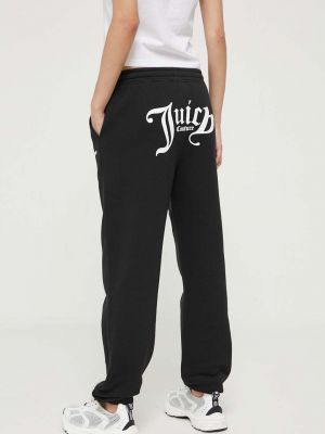 Sportovní kalhoty s potiskem Juicy Couture černé