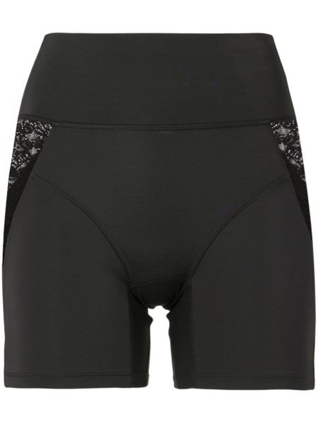 Pantalones cortos de encaje Kiki De Montparnasse negro
