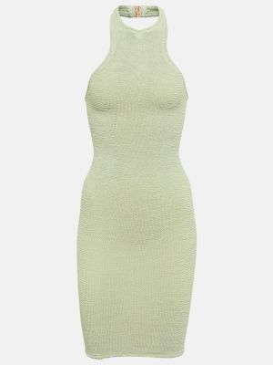 Mini vestido Hunza G verde