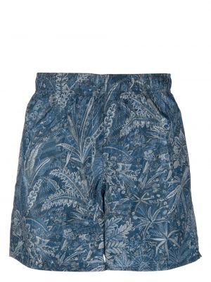 Pantaloni scurți cu imagine A.p.c. albastru