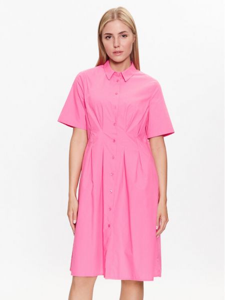 Повседневное платье-рубашка S.oliver розовое