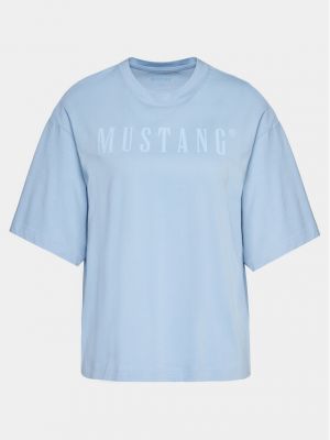 Marškinėliai Mustang mėlyna