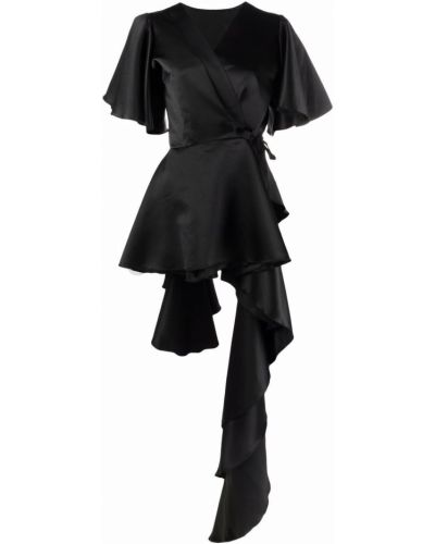 Vestido de cóctel asimétrico Alchemy negro