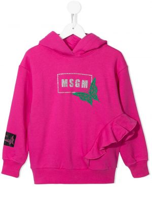 Flæse hættetrøje for piger Msgm Kids