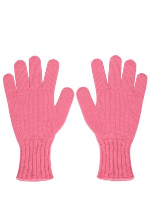 Кашемировые перчатки Anneclaire розовые