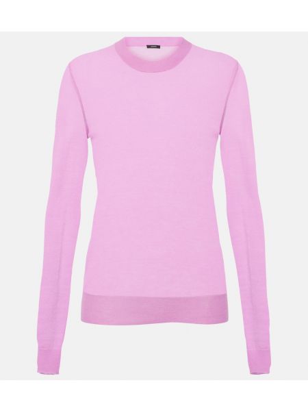 Кашемировый свитер Joseph розовый