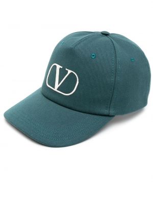 Cappello con visiera Valentino Garavani verde