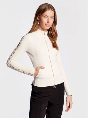 Elisabetta Franchi Kardigan MK-44S-26E2-V370 Béžová Slim Fit