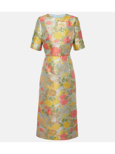 Jacquard midi haljina s cvjetnim printom Markarian