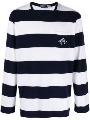 Poloshirt med broderier Polo Ralph Lauren hvid