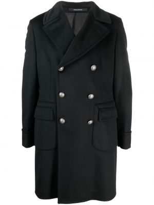 Gyapjú kabát Tagliatore fekete