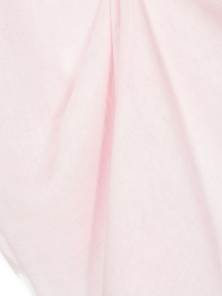 Echarpe à franges en tricot Faliero Sarti rose