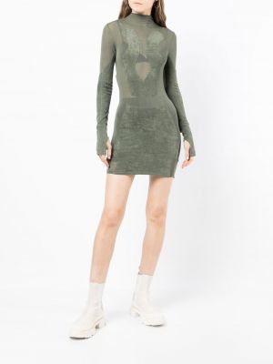 Sukienka mini Dion Lee zielona