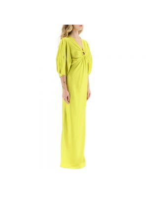 Sukienka długa Adidas By Stella Mccartney żółta